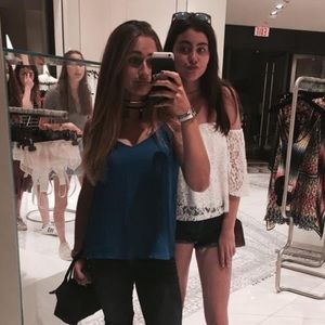 Blue Strappy Back Abercrombie & Fitch Tank Size S